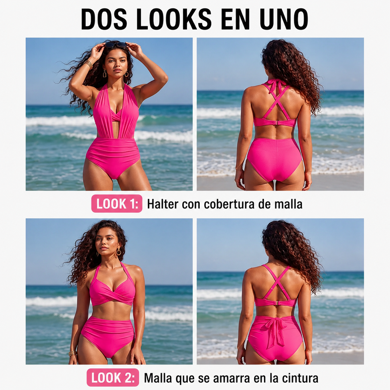 SABINE | Bikini Conjunto 2 Piezas Convertible Edición Limitada