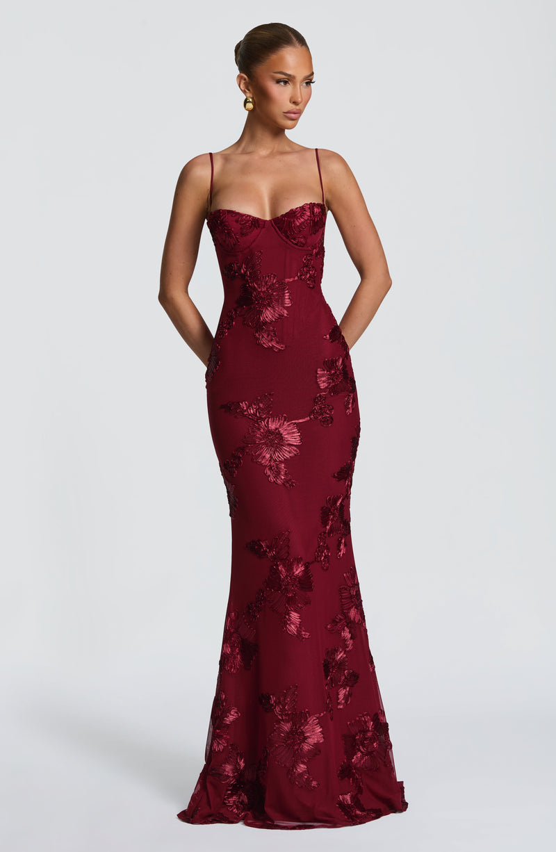 IMARA | Vestido Largo Satín Elegance