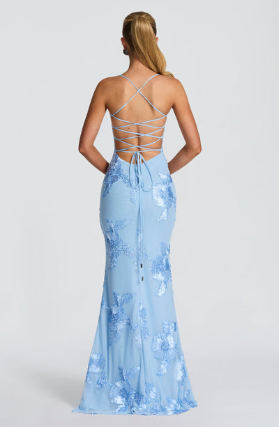 IMARA | Vestido Largo Satín Elegance