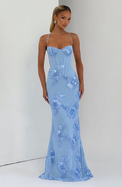 IMARA | Vestido Largo Satín Elegance