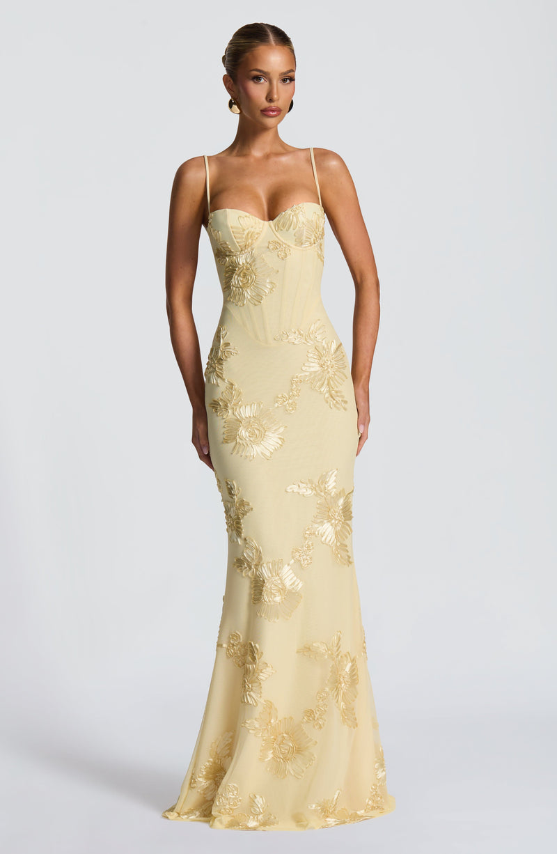 IMARA | Vestido Largo Satín Elegance